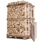 Legna da ardere essiccata in forno – Quercia e Faggio – Tronchetti 33 cm, pallet 2,5 steri (1,75 m³) - immagine 3