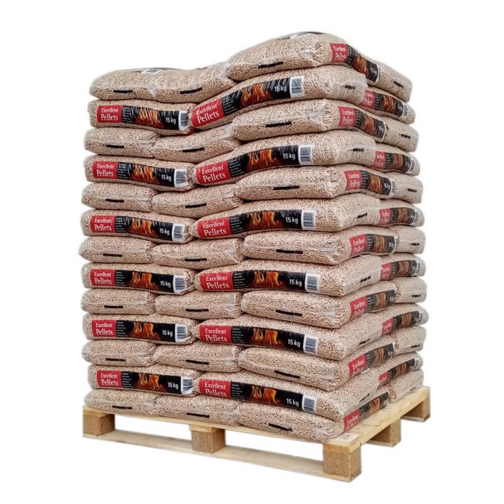 PA10 Pellet Excellent Pellets – Bancale da 65 sacchi da 15 kg - immagine 1